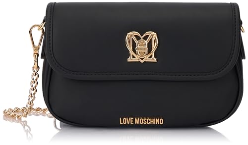 Love Moschino Damen Jc4134pp1i Schultertasche, Schwarz