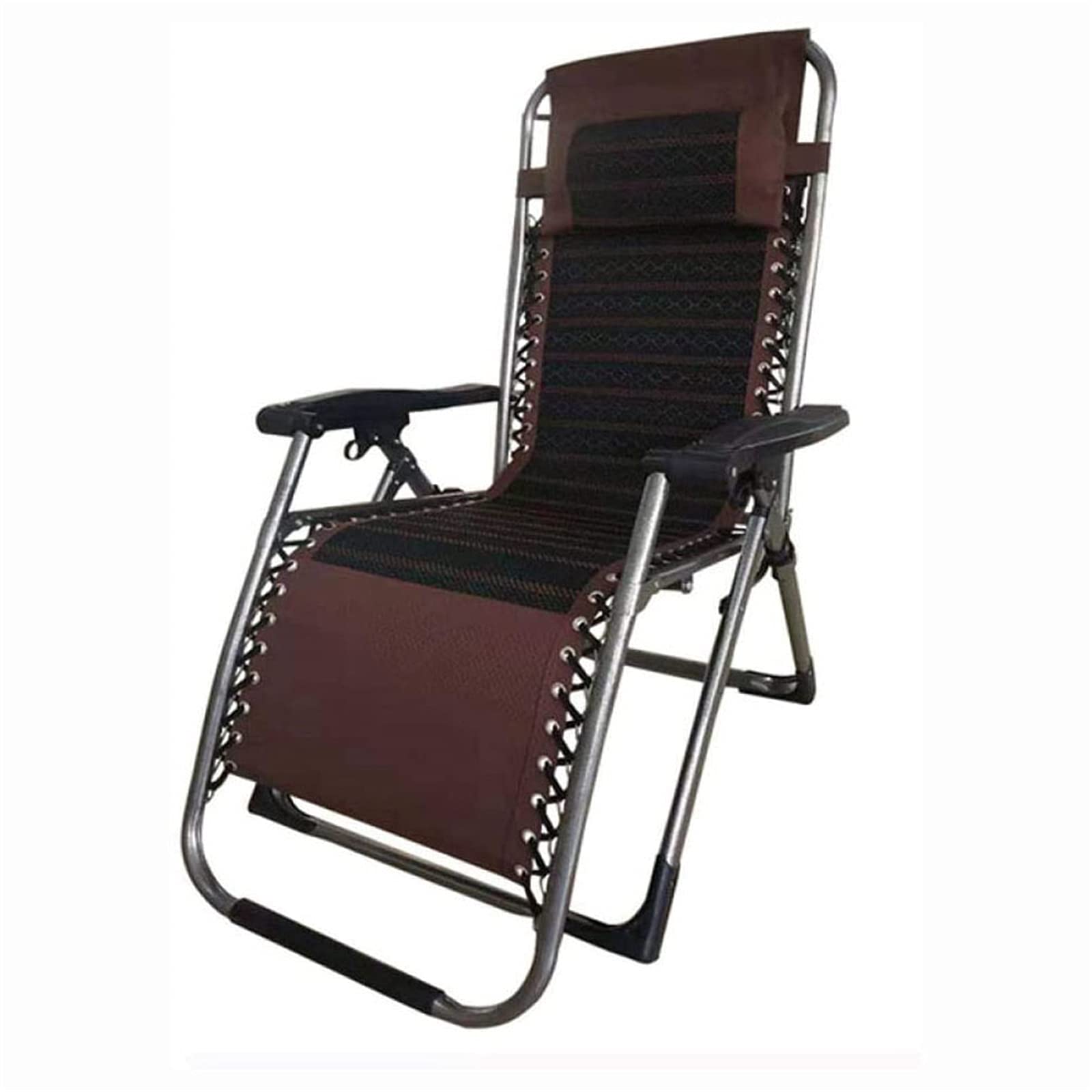 YTGDBDG Outdoor-Sessel, Zero Gravity Lounge Chair, Liegende Outdoor-Loungesessel, Liegestühle für Patio- und Terrassengärten, Blau-weiß gestreift