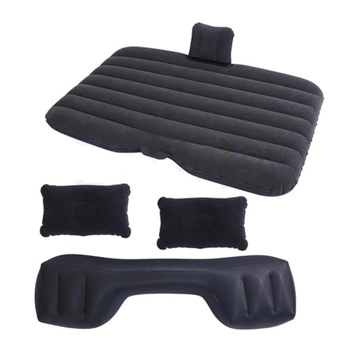 GLILAR Auto Luftmatratze Auto-Luftmatratzen Universal-Aufblasbett Hinten Schlafmatratze Reisebett Auto Aufblasbares Bett Luftkissenbett Autozubehör Zubehör(Black)