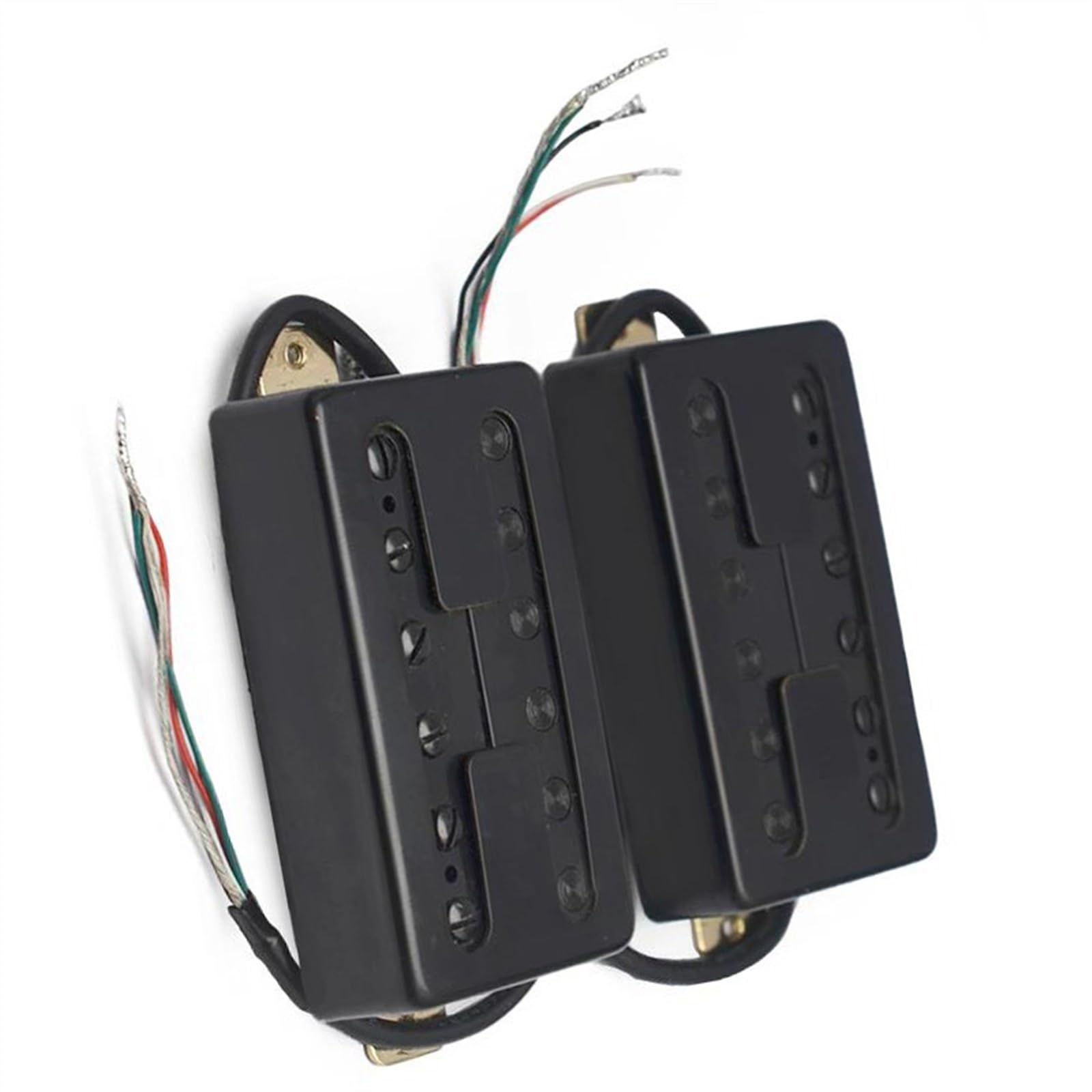 H-Typ Kupferrohrabdeckung E-Gitarren-Tonabnehmerspule Humbucker Split-Tonabnehmer Mode Schwarz Single-Coil-Tonabnehmer