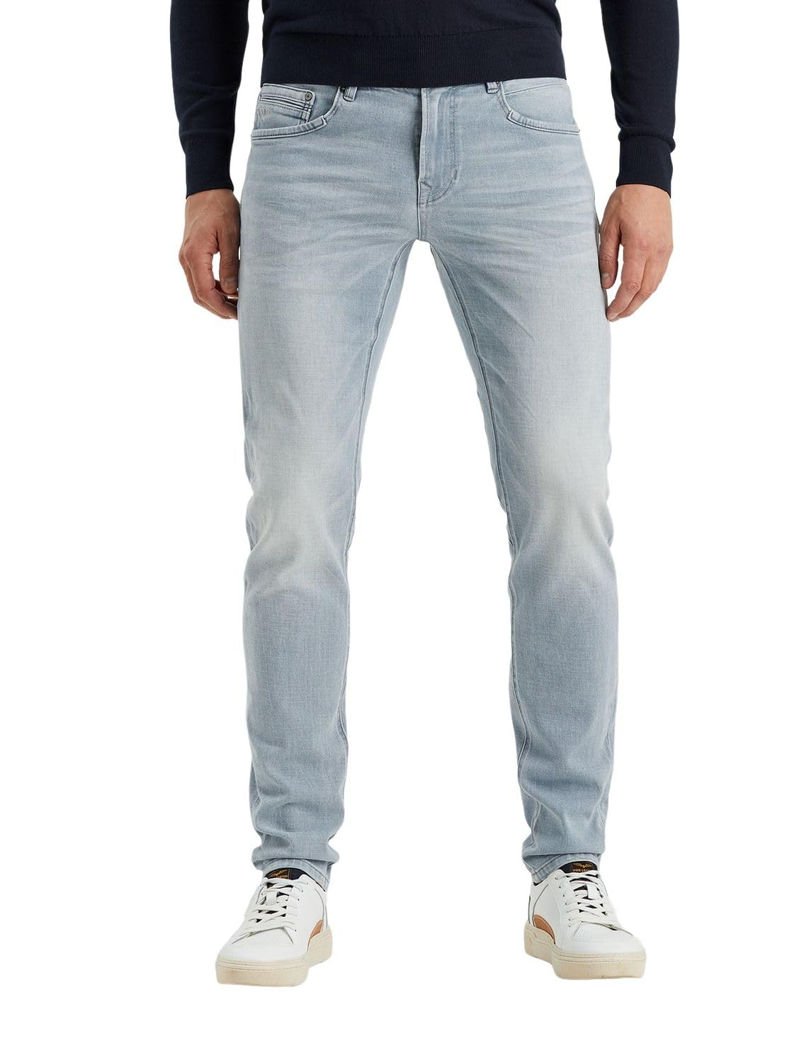 PME Legend Herren Jeans TAILWHEEL - Slim Fit - Blau - Soft Light Grey W30-W40, Größe:33W / 30L, Farbe:Fresh Light Grey FLG