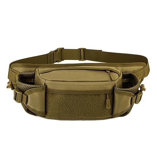 Gürteltasche für Outdoor-Sport, Radfahren, Wasserflasche, Unisex, Klettern, Wandern, Bauchtasche, khaki