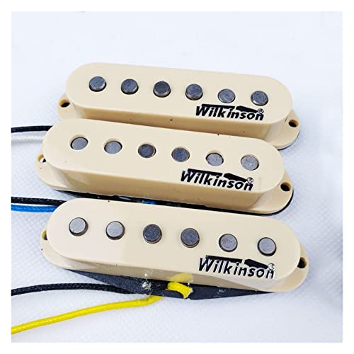 ZENGXUE Alnico V Single Coil Guitar Pickups Gelbe E-Gitarren-Pickups Für St.-Gitarre Humbucker Tonabnehmer Set