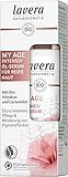 lavera MY AGE Intensiv Öl-Serum - Bio-Hibiskus & Ceramiden pflanzlichen Ursprungs - mindert Pigmentflecken - für reife Haut - zertifizierte Naturkosmetik - vegan - Bio - Gesichtspflege (1 x 30 ml)