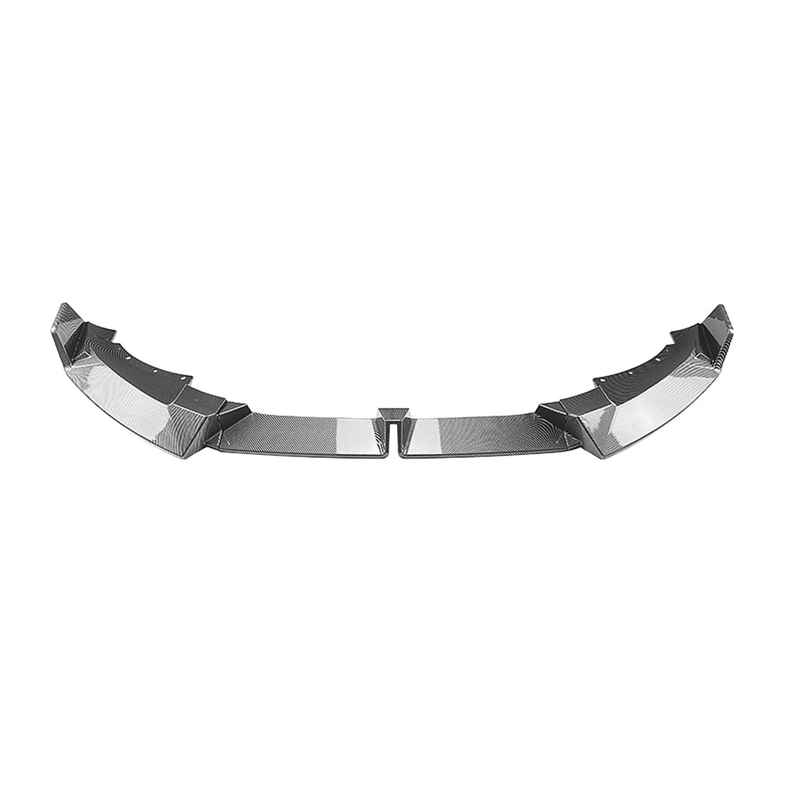 Splitter Für X6 G06 Für LCI Sport 2023-2024 Frontspoilerlippe Carbonfaser-Look Glanzschwarz Unterer Splitterschutz Blade Kit Frontlippe(Kohlefaser-Optik)