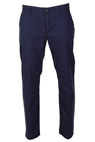 ALBERTO Regular-Fit Hose 'Lou' mit feiner Musterung Marine (895 Navy) 36 | 32 CN