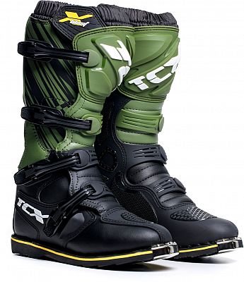 TCX Herren 140-Boots X-Blast Black/Green/Yellow, Schwarz/Grün/Gelb, 45 EU