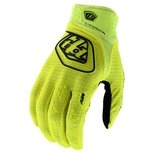 Troy Lee Designs Air Motocross-Handschuhe für Jugendliche, Neongelb, Größe L