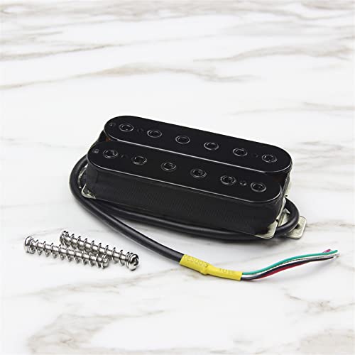 ZENGXUE Schwarzer Alnico 5 E-Gitarren-Humbucker-Pickup Mit Flachem Pickup-Rahmen Hals/Bridge-Pickup Wählen Humbucker Tonabnehmer Set (Color : 1pc bridge)