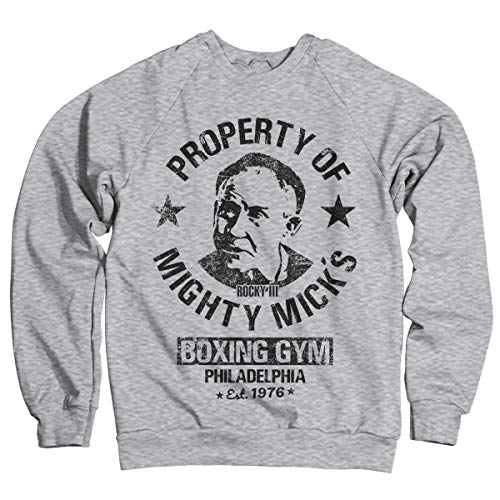 Rocky Offizielles Lizenzprodukt Mighty Mick's Gym Sweatshirt (Heather Gray) X-Large