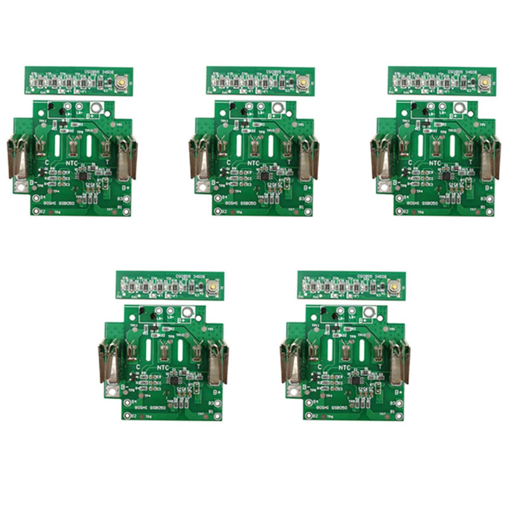 Toranysadecegumy 5X für 18V BAT610 BAT609 BAT618 Lithium Ionen Box Schutz Platine PCB