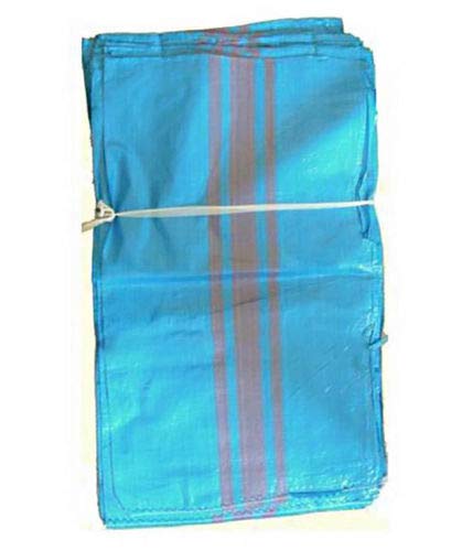 AGROHIT Säck 50 St Schwerlastsack Gewebesäcke 65 x 110 cm Sandsack Getreidesack blau