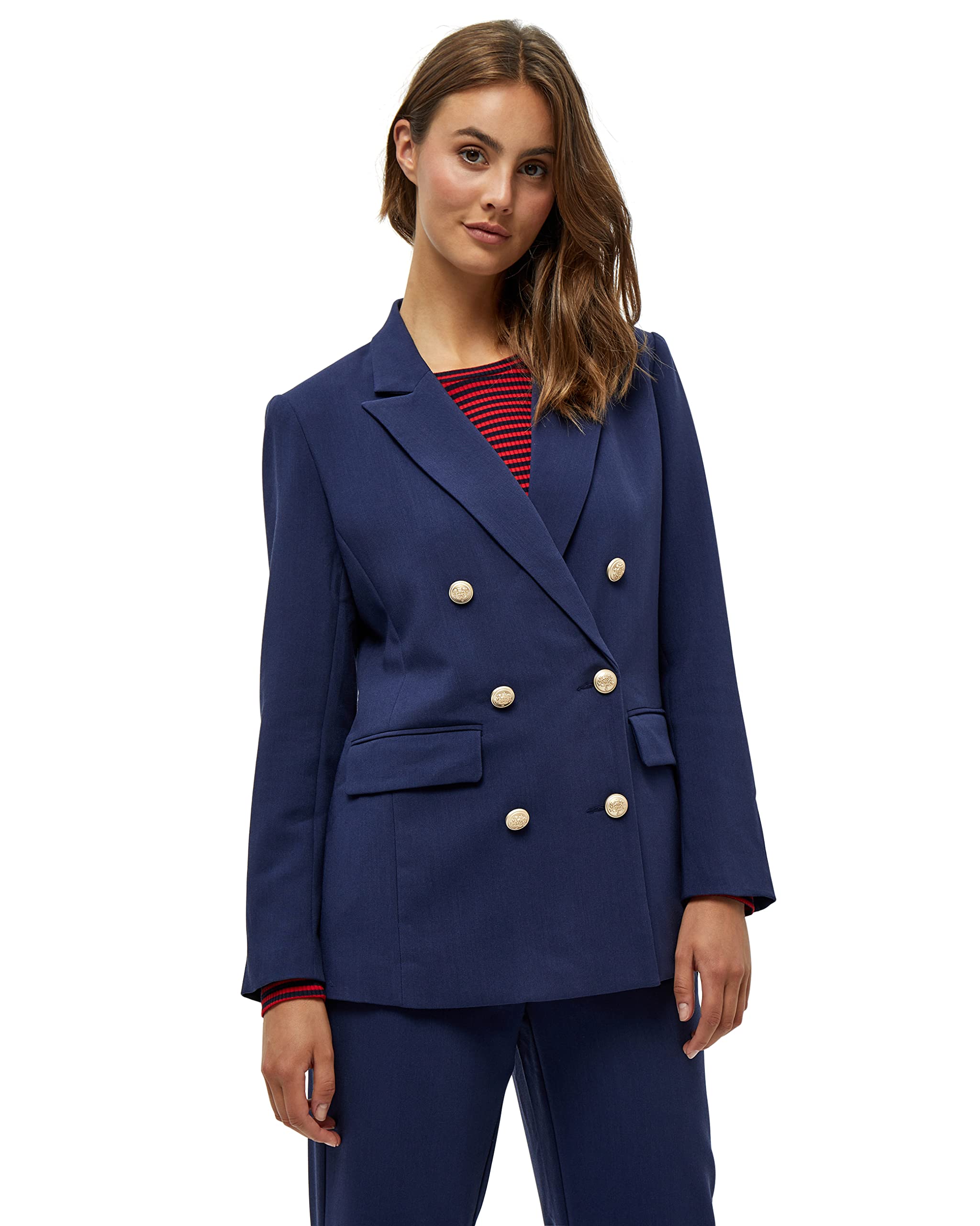 Peppercorn Nora Angelia Double Breasted Blazer Blazer Damen In Blau Herbst Blazer Damen Elegant Größe 38