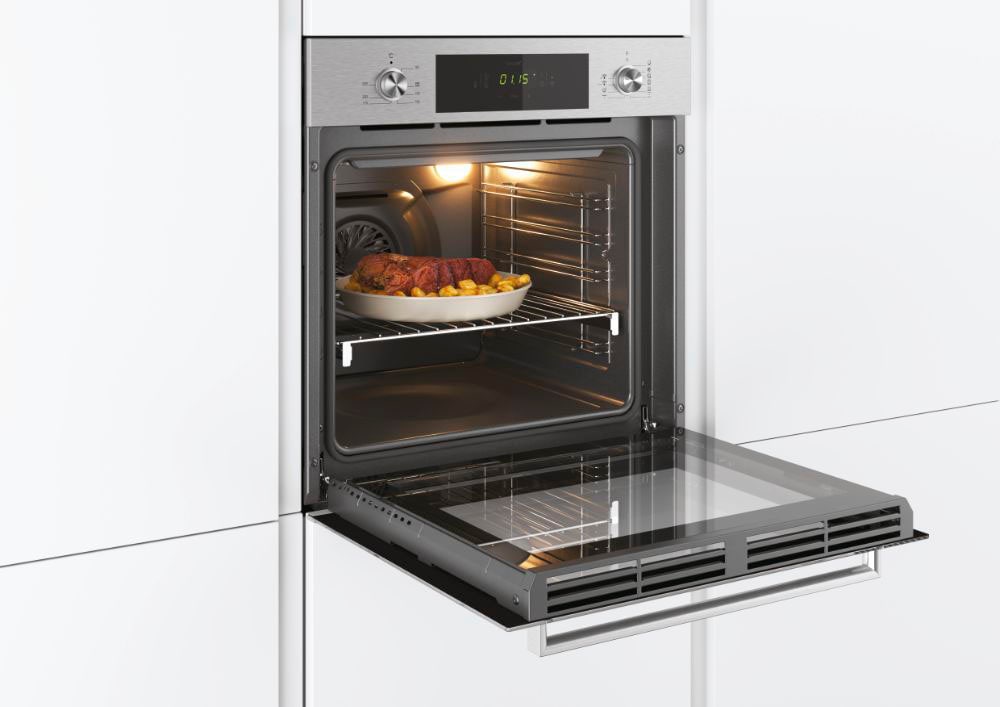 Candy FCT825XL WiFi, Multifunktionsbackofen, vernetzter Backofen mit Fernsteuerung und Rezepte zum Downloaden, 10 Funktionen