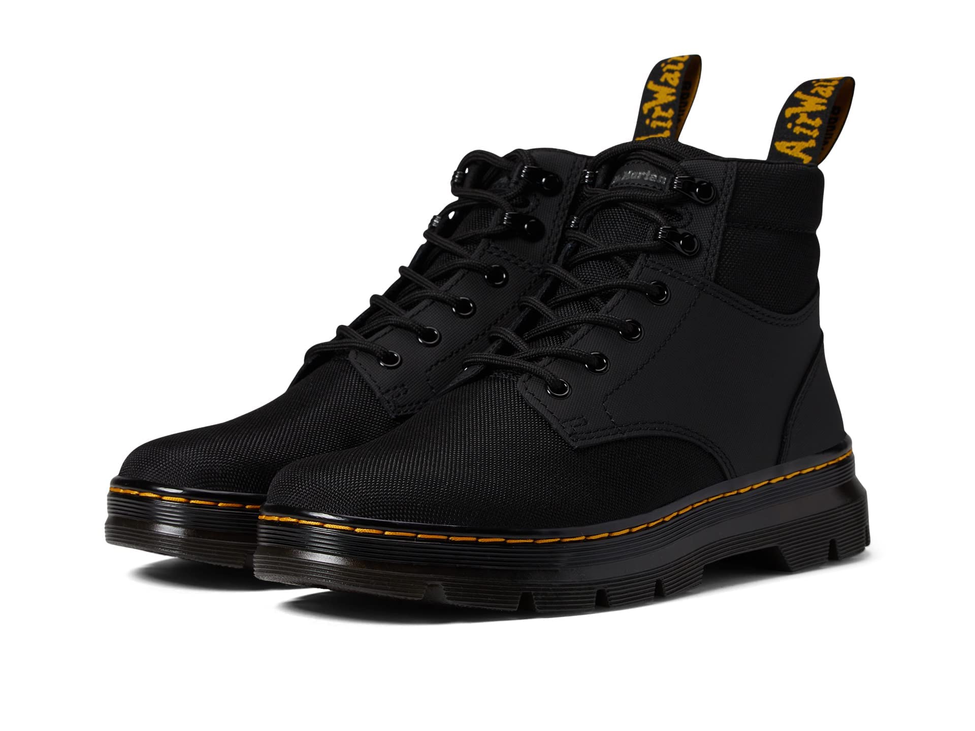 Dr. Martens Unisex Lace Fashion Boot, Black Extra Tough 50/50+Ajax, 6 US Men