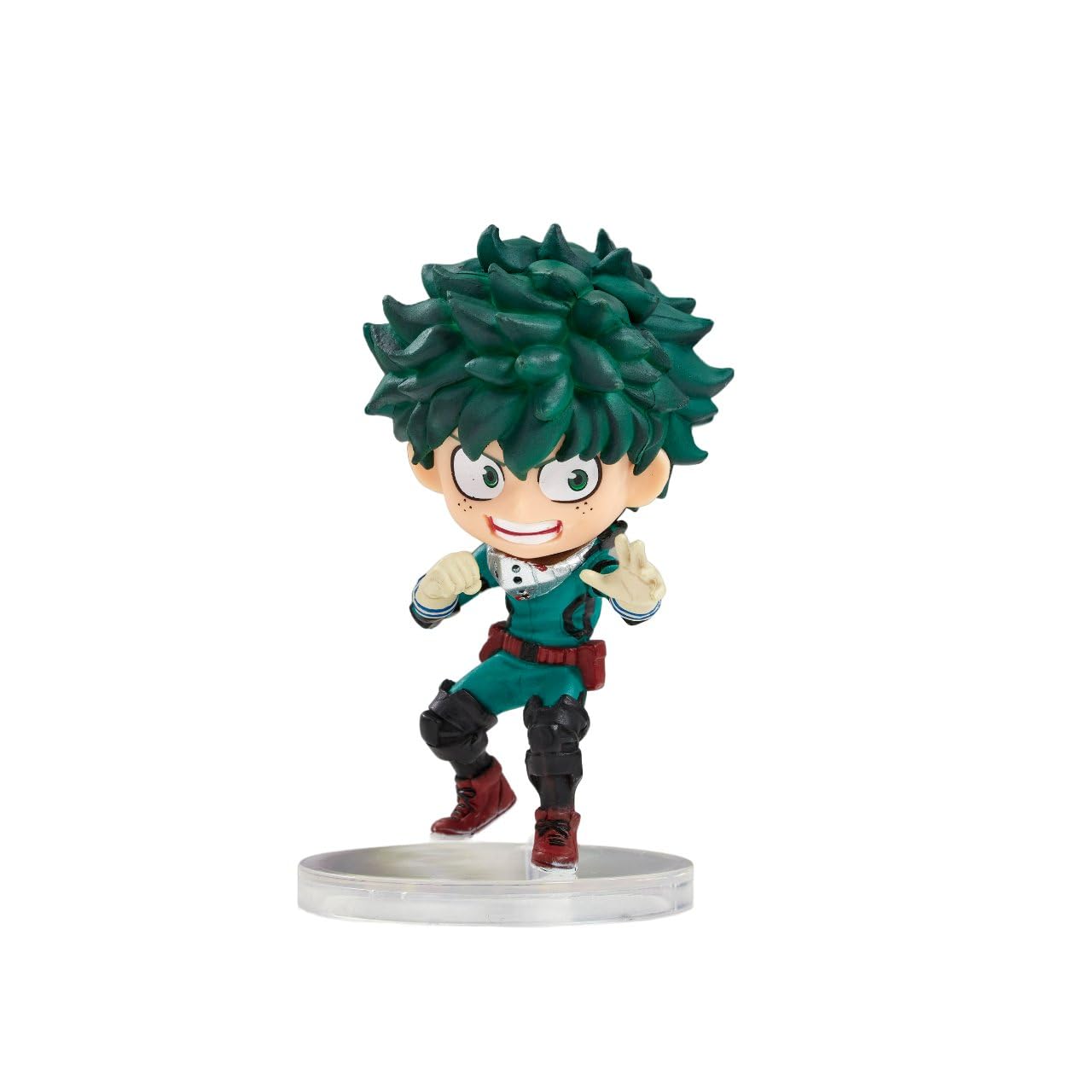 Chibi Masters My Hero Academia Izuku Midoriya Spielzeug, 8 cm hoch, Deku Izuku Midoriya Anime-Figur in Aktionspose, My Hero Academia Deku Figur zum Sammeln, My Hero Academia Merchandise