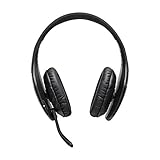 BlueParrott S450-XT Stereo Bluetooth Over-Ear Headset – 82 % Noise-Cancelling mit VoiceControl – Perfekt für unterwegs und in lärmintensiver Umgebung – Schwarz