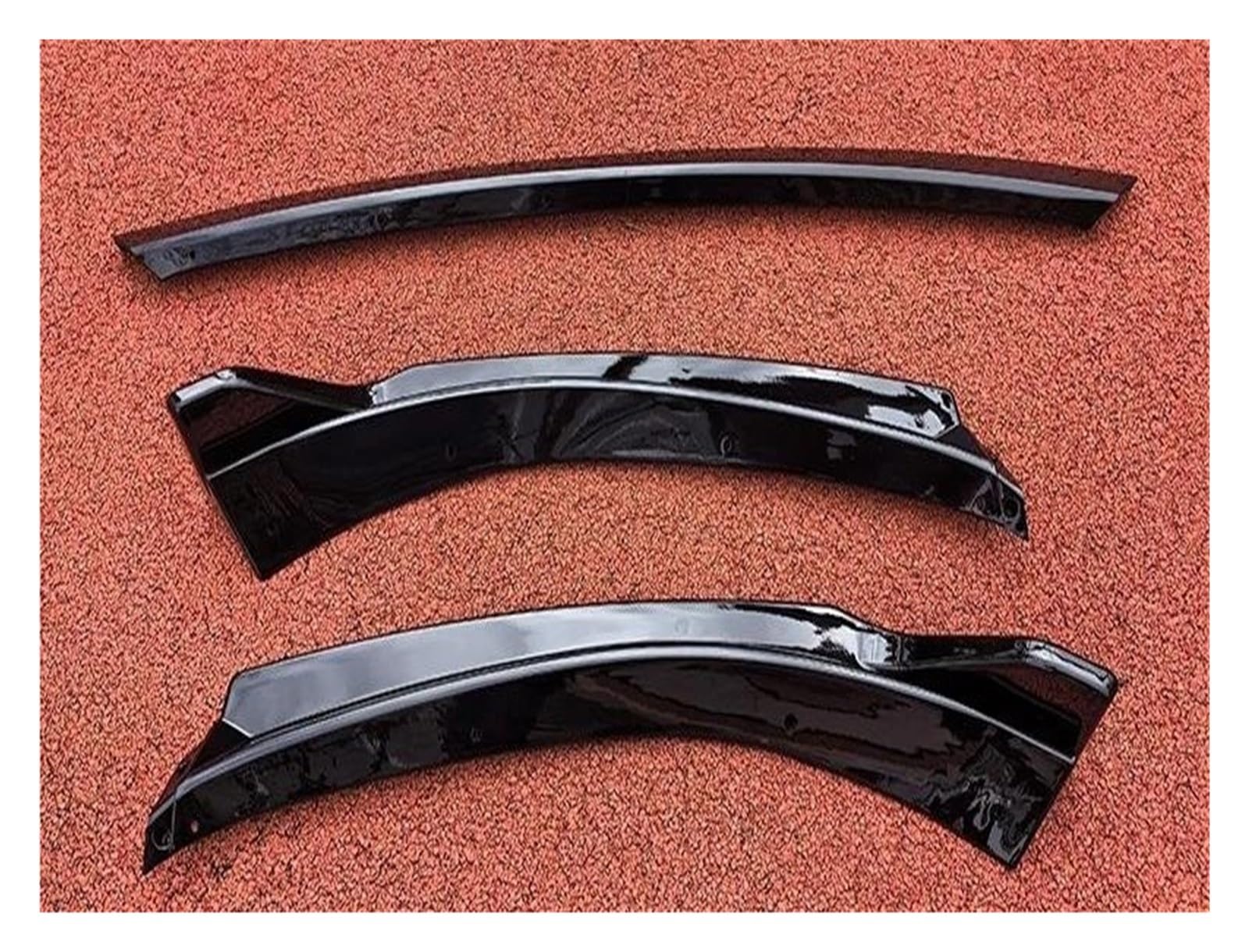 Frontspoiler Lippe Für Golf 6 MK6 Standard Für TSI Für TDI 2008-2012 Maxton Stil Front Stoßstange Splitter Lip Diffusor Körper Kit Spoiler Schutz Nachrüstung Frontstoßstange Spoiler(Gloss Black)