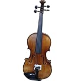 Standard Violine Klassische Natürliche Flamme Violine Ebenholz Griffbrett Bogen Brasilien Holz(1/4)