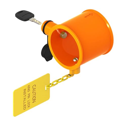 Anhänger & Camping-Cars Containerträger | Anhängerkupplungsschlösser | sicherer Anhänger King Pin Lock Wheel Anhänger Lock Diebstahlschutz Robuste Konstruktion