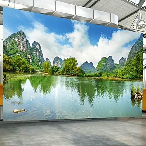 Grüne Natur Landschaftswand 3D Tapeten Wanddekoration Fototapete Sofas Wohnzimmer Wandbild Schlafzimmer-250cm×170cm