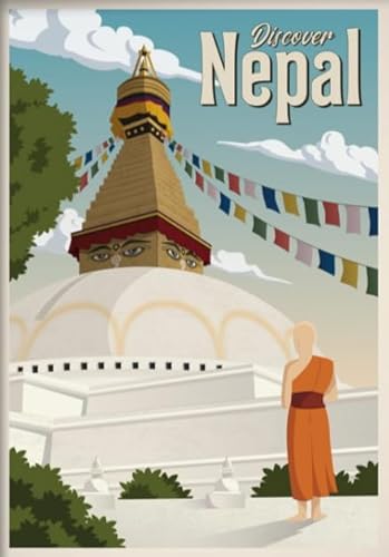 HfmQuisutron Jigsaw Puzzle 1000 Teile Nepal Scenery Travel Posters Puzzle Home Stress Relieving Game Zw106Qv