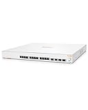 HPE Networking Instant On-Switch-Serie 1960 – Intelligent verwalteter Layer 2+-Ethernet-Switch mit 12-Port Gb 10Gb Aggregator | 12x 10GBase-T | 4X SFP+ | Stapelbar | EU-Kabel (JL805A#ABB)