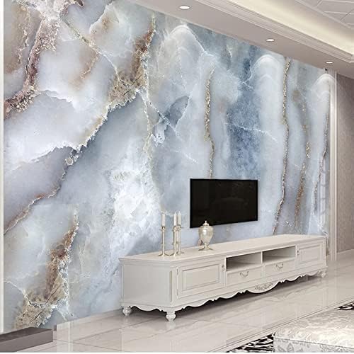 XLMING Abstrakter Marmorstein Küche Esszimmer Arbeitszimmer Wohnzimmer TV Hintergrund Wand 3D Tapete-150cm×105cm