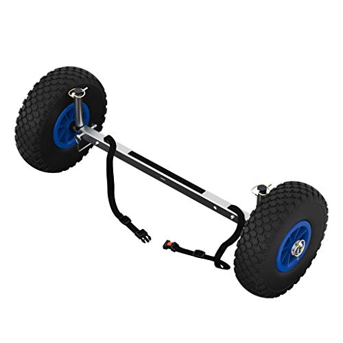 SUPROD SUP-Räder, Stand Up Paddle Board Wheels, Transport-Wagen, UP260, Edelstahl, schwarz/blau