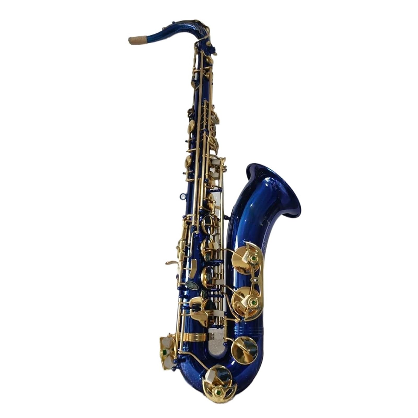 Gold lackiertes saxophon Professionelles B-Tenor-Saxophon aus Messing Lack und Gold Saxophon Holzblasinstrument