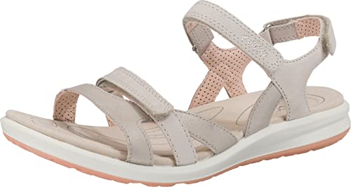 ECCO Damen CRUISEII Riemchensandalen, Beige (Silver Grey/Gravel/Rose Dust 50862), 41 EU