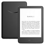 Kindle (2022) – Der bisher leichteste und kompakteste Kindle, jetzt mit hochauflösendem 6-Zoll-Display mit 300 ppi und doppelter Speicherkapazität | Ohne Werbung | Schwarz