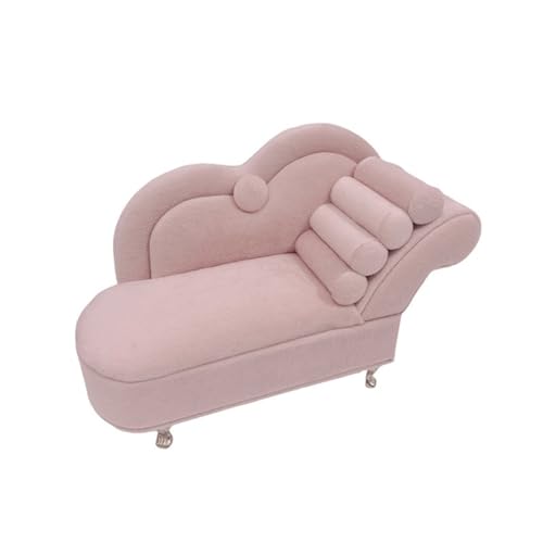 Meiliyizu Schmuckschatulle in Sofa-Form, schöner Schmuckkoffer, Schmuckaufbewahrung, Organizer, Plüschstruktur für modische Schmuckaufbewahrung