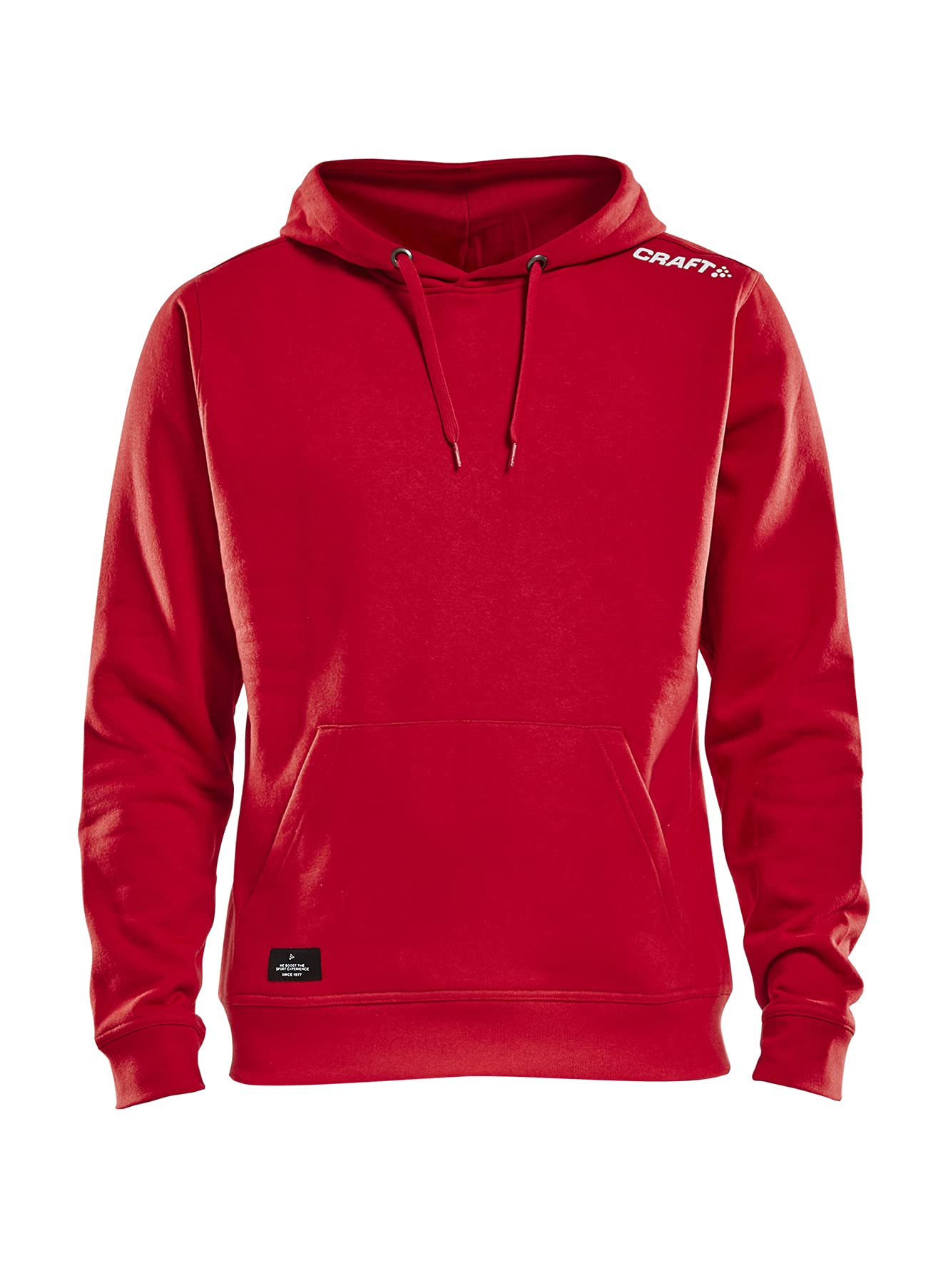 Craft Community Hoodie für Herren | Größe L | Red | Hoodie Herren | Sweatjacke Herren mit Kapuze | Kapuzenpullover | Sweatshirt | Mikrofaser-Baumwolle-Mix