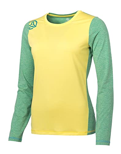 Ternua Damen Krodina Tee Ls W wandershirt, Limonade, XS-S