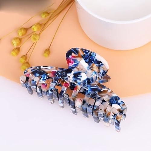 Haarklemmen, Clip-Haarspangen, Krallen-Clips, Haarspangen, Haarspangen for Frauen, Haarspangen for Frauen, große quadratische Leoparden-Haarspange, Haarklammer, Haar-Accessoires, Krabben-Haarnadel (1