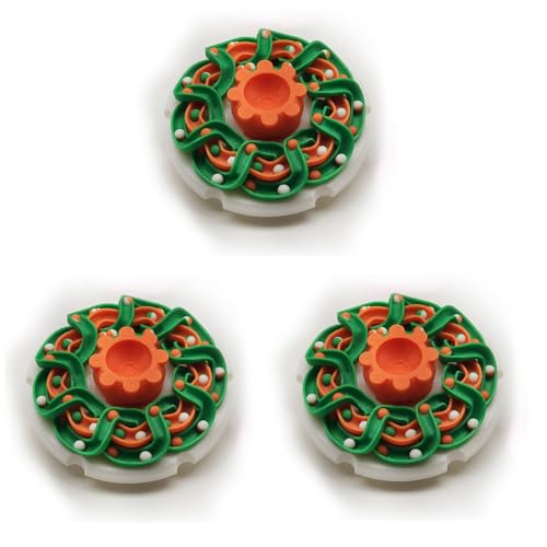 Murmelbahn-Zoetrop-Spinner, mehrfarbiger 3D-Murmelbahn-Animationsspinner, Fidget Spinner Master, 3D-Zoetrop-Fidget-Spinner (3PCS)