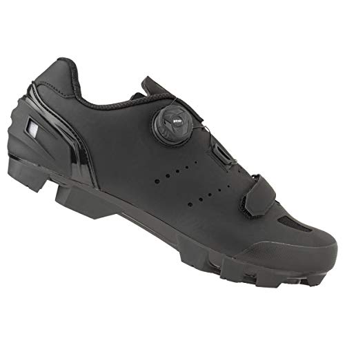 AGU Unisex-Adult Nero Scarpe MTB M610 Suola in Nylon e Chiusura, 39 EU