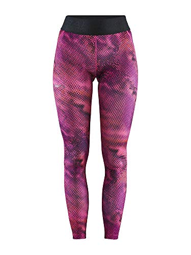 Craft Damen Training Core Essence Strumpfhose, Fame/Multicolor, XS