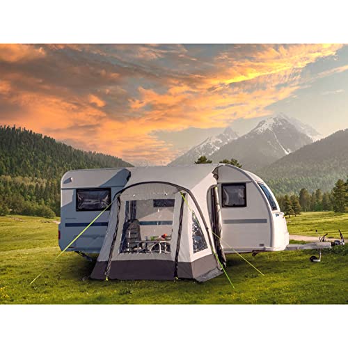 Reimo Tent Technology Vorzelt One Beam Air 220/260/325x250cm Luftvorzelt Reisevorzelt aufblasbar für Wohnwagen, Wohnmobil (260)