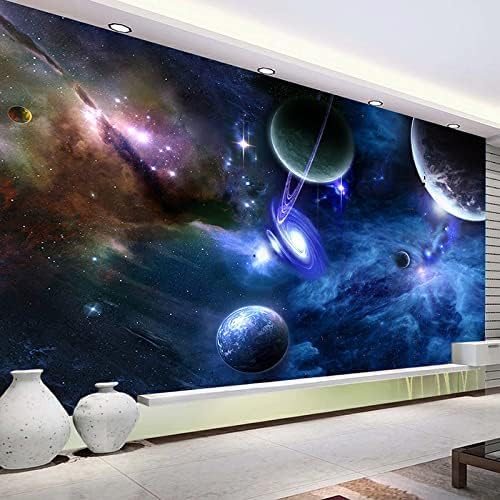 Sterne Universum Weltraum Planeten 3D Tapeten Wanddekoration Fototapete Sofas Wohnzimmer Wandbild Schlafzimmer-350cm×256cm