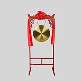 Gong Messing Percussion Instrument, Messing Gong Gong Kleiner Großer Gong Reine Handarbeit Feier Gong Gong(36cm)