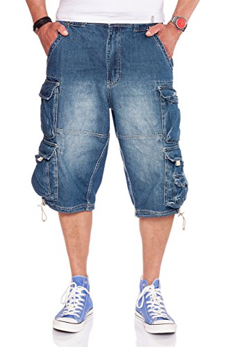 Jet Lag Herren Cargo Shorts Modell 007 B Short in vielen Farben, Größe:L, Farbe:Light Navy