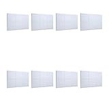 Kiudduy 48PCS Acoustic Absorption Panel 12 x 12 x 0,4 Schallschutzpolsterung für Die -Bass-Isolierung für Akustik