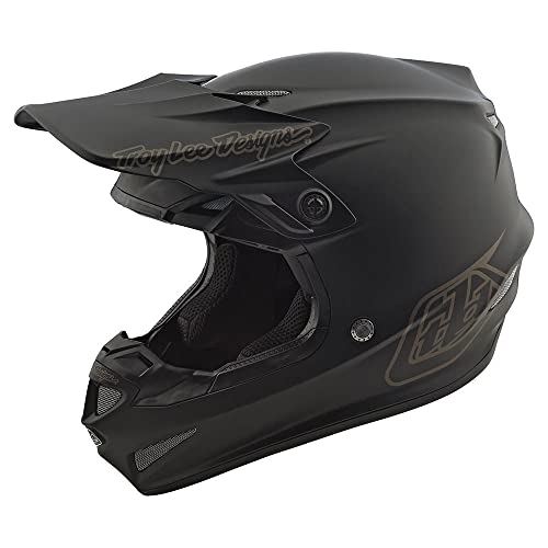 Troy Lee Designs GP Mono Jugend Motocross Helm (Black,L)