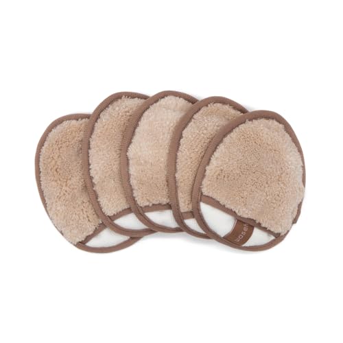 waschies Mini Glove Pads 5er-Set - Hypoallergene, hautschonende, wiederverwendbare Abschminkpads mit Fingertasche, Reinigung für Gesicht & Augen, für Erwachsene, Jugendliche & alle Hauttypen geeignet