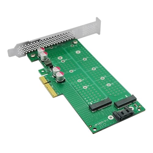 YYSQL PCIe-zu-Doppel-Erweiterungskarten-Adapter für Desktop-Hochgeschwindigkeitsübertragung für verbesserten Speicher