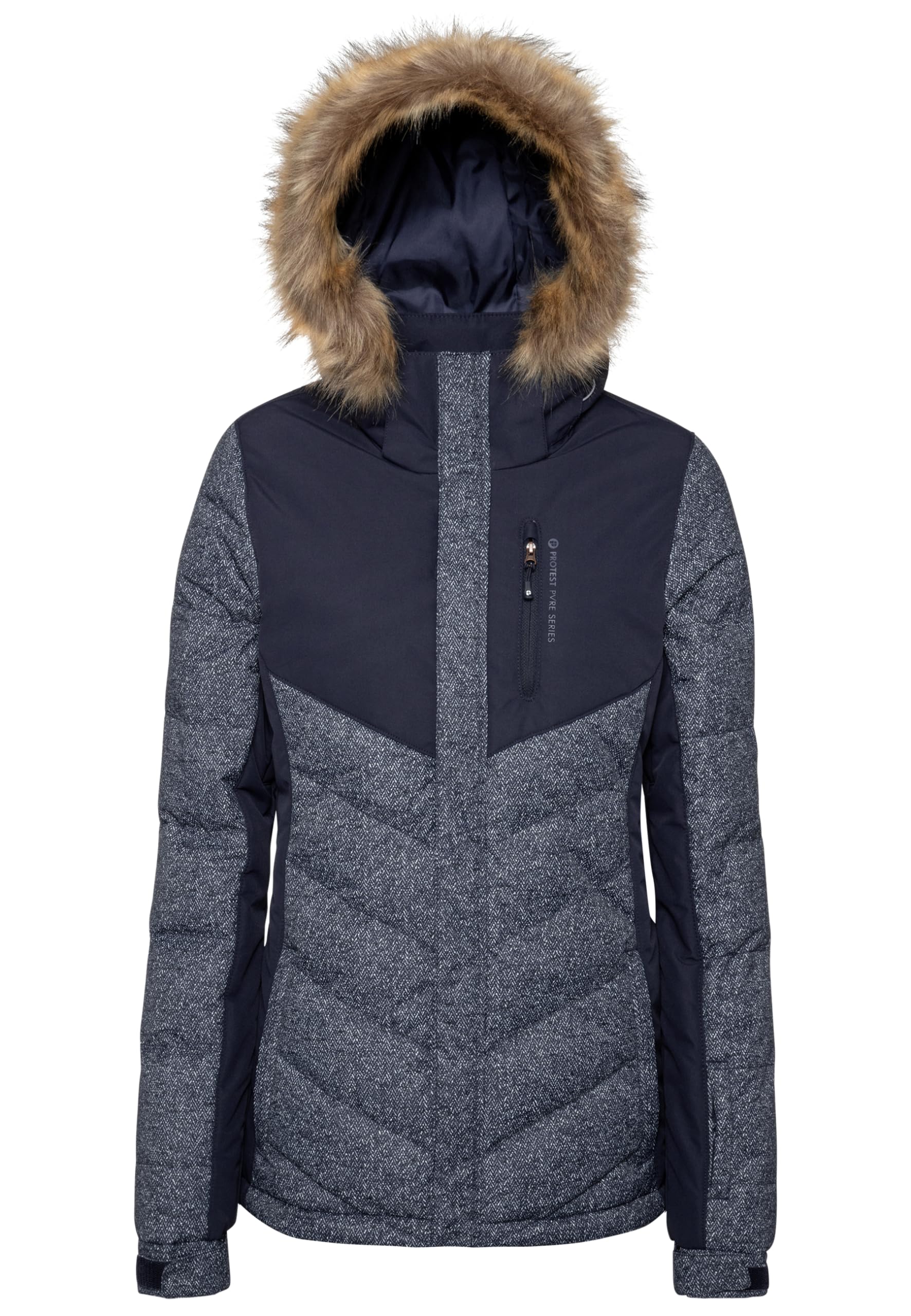 Protest Winter Skijacke/Snow, Damen S Blau (Ground Blue)