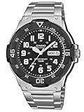 Casio MRW-200HD-1BVEF, Uhr Silber, Schwarz