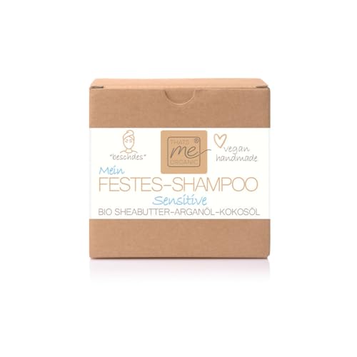 Festes Shampoo "sensitive" für empfindliche, gereizte Kopfhaut 40g handgemacht! vegan